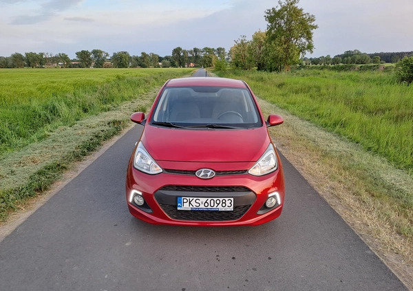 Hyundai i10 cena 27900 przebieg: 93300, rok produkcji 2016 z Kościan małe 254